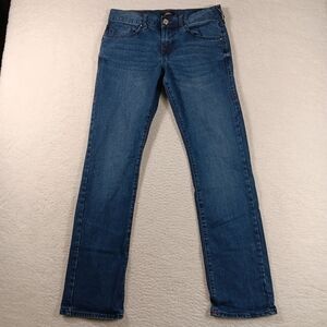 True Religion Jeans Mens 30 (32x34) Blue Denim Ricky Relaxed Straight Cowboy